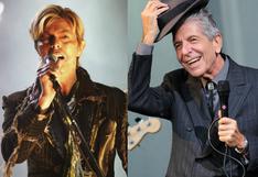 David Bowie y Leonard Cohen nominados póstumamente a los Brit 2017