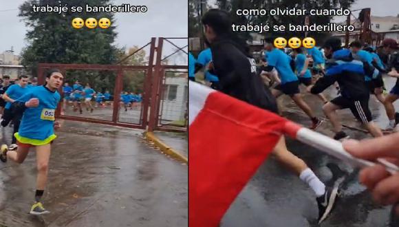 Hombre era banderillero en una matarón y se equivocó de dirección al guiar a los corredores | VIDEO (Foto: TikTok/@emilianoecheverria).