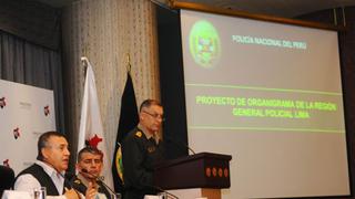 Policía Nacional de Lima Provincias tendrá un comando único