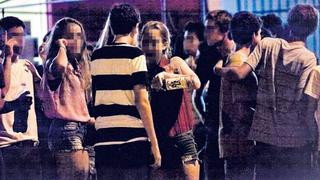 Menores en Asia se embriagan a vista y paciencia de autoridades