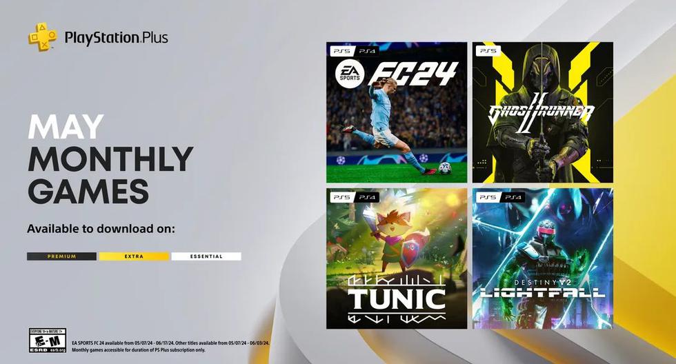Free Games on PS Plus for May 2024: FC24 (FIFA 24), Ghostrunner 2, and Destiny 2: Lightfall | TECHNOLOGY