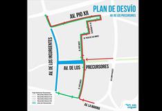 San Miguel: estos son los desvíos por rehabilitación de avenidas
