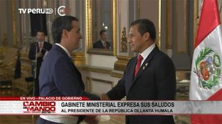 Ollanta Humala se despidió de gabinete antes de cambio de mando