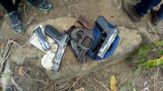 Piura: hallan armas que pertenecerían a sicarios en la frontera con Ecuador