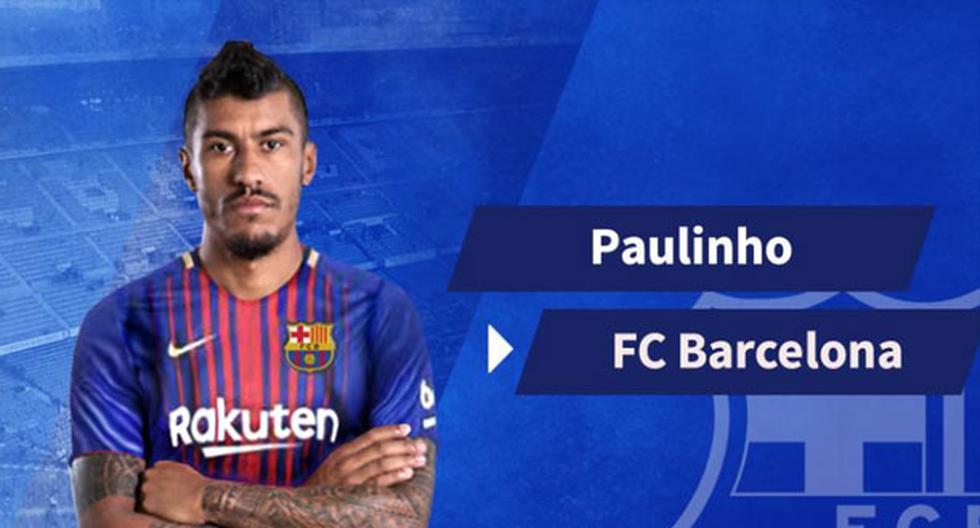Barcelona paga 40 millones de euros por Paulinho | Foto: FC Barcelona