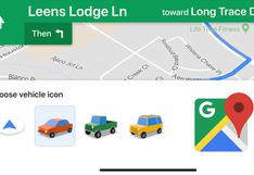 Google Maps : podrás personalizar la flecha de navegación azul por íconos de autos