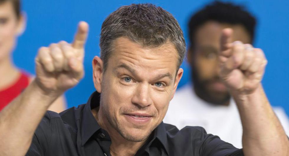 Matt Damon habla en conferencia sobre su película 'El marciano'. (Foto: EFE)