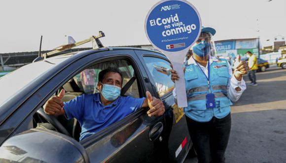 Harán pruebas moleculares gratuitas a taxistas y pasajeros los días, 27, 28 y 29 de octubre. (Foto: ATU)