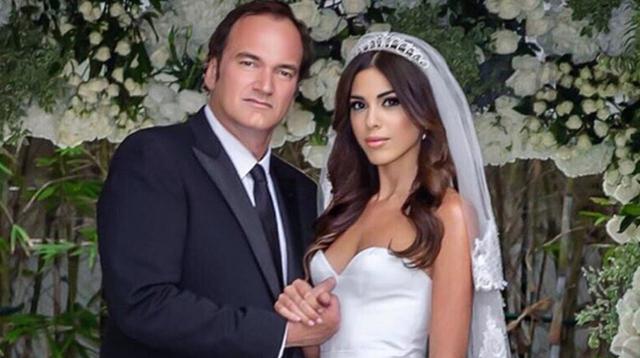 Quentin Tarantino junto a su esposa, la modelo israelí Daniella Pick. (Foto: Instagram)