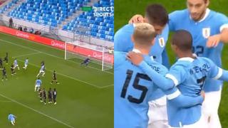 Pintura: ‘Nico’ de la Cruz anotó golazo de tiro libre para el 1-0 de Uruguay ante Canadá | VIDEO