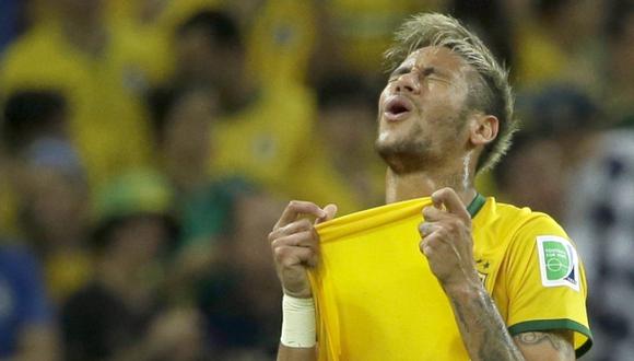 Así sufrió Neymar la goleada de Alemania sobre Brasil por 7-1