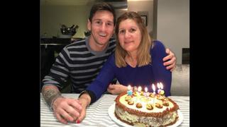 Lionel Messi festejó con tierna foto el cumpleaños de su madre