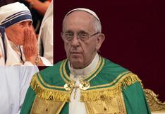 Papa Francisco pide a fieles imitar a Madre Teresa de Calcuta