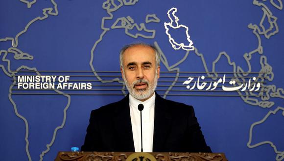 El portavoz del Ministerio de Asuntos Exteriores de Irán, Nasser Kanani. (Foto: Atta Kenare/AFP)