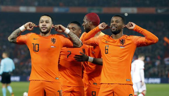 Holanda goleó 4-0 a Bielorrusia por las eliminatorias rumbo a la Eurocopa 2020. (Foto: EFE)