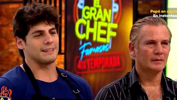 Renato Rossini Jr y su emotiva despedida tras convertirse en el cuarto eliminado de 'El Gran Chef Famosos'. (Foto: Captura de video)