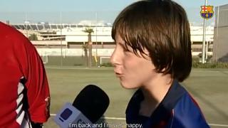 Facebook: Lionel Messi y su inicio en Barcelona hace 17 años