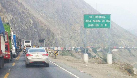 Carretera Central: restringirán paso de camiones por APEC