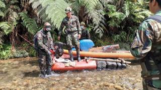 Fuerzas conjuntas de la PNP y el Ejército realizaron operativo contra minería ilegal en la Cordillera del Cóndor