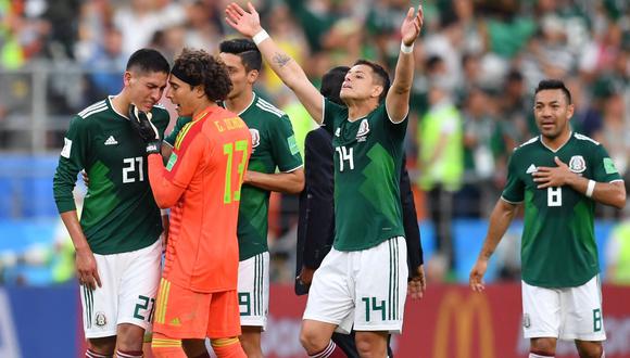 México cayó 3-0 ante Suecia pero clasificó por goleada de Alemania. (Foto: AFP)