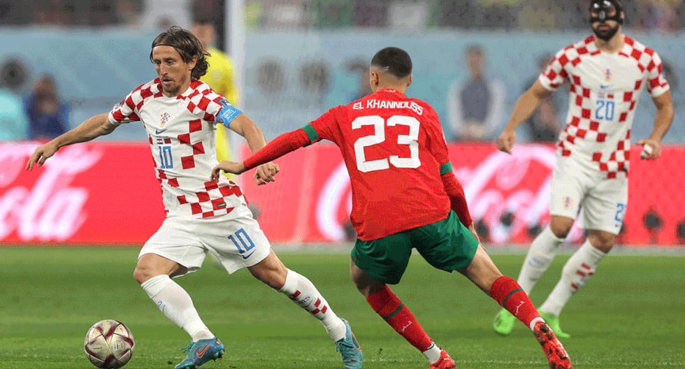 Croacia y Marruecos se enfrentaron por el tercer puesto del Mundial Qatar 2022. (Foto: EFE)