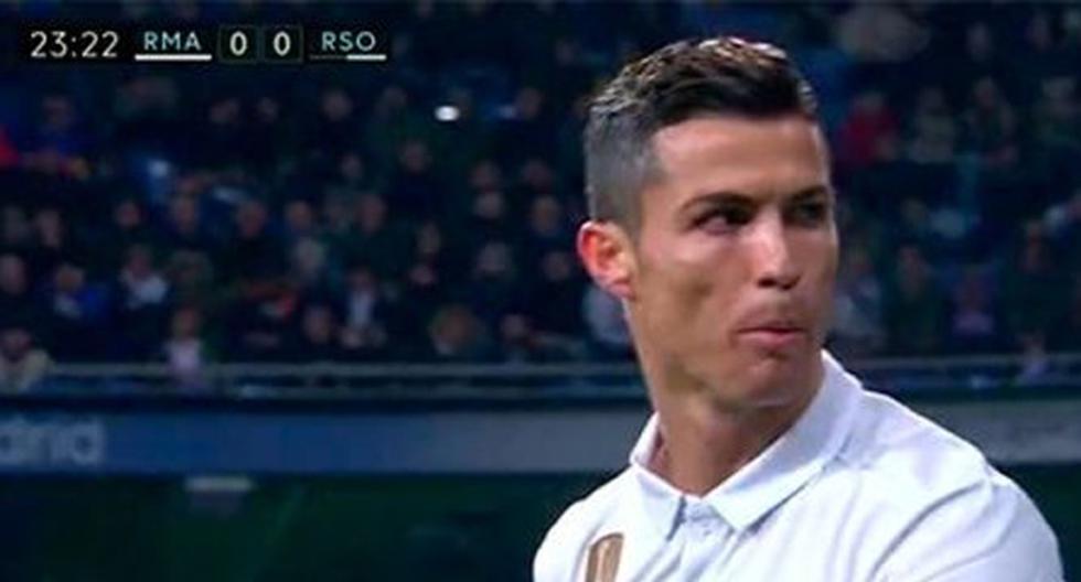Cristiano Ronaldo volvió a tener problemas con los hinchas del Real Madrid. (Foto: Captura)