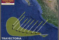 Tormenta tropical Adrián se forma en el Pacífico mexicano y se prevé crezca a huracán categoría 1