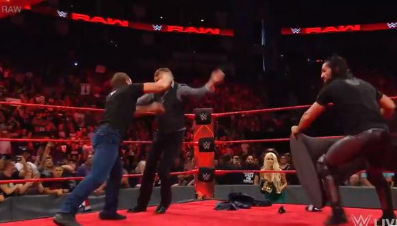 En el último WWE Raw, Dean Ambrose y Seth Rollins se juntaron en el ring como en los tiempos de The Shield. (Foto: captura de video)