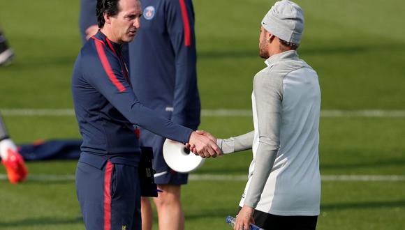 Neymar, Emery y un nuevo altercado en el Paris Saint Germain. (Foto: AFP)