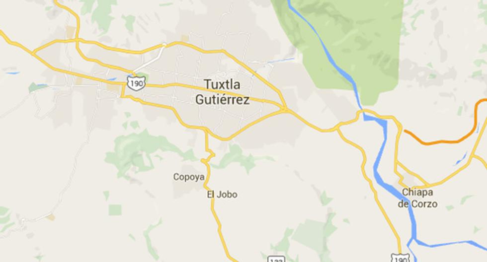 La capital de Chiapas, Tuxtla Gutiérrez, protestó por la supuesta violación de ocho niños en México. (Foto: Google Maps)