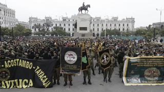 Plaza San Martín: reservistas alistan marcha en reclamo de medalla por combatir al terrorismo