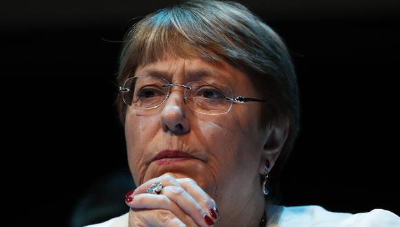 Michelle Bachelet, Alta Comisionada de la ONU para los Derechos Humanos, habló sobre la situación en Bolivia. (AP Photo/Marco Ugarte).