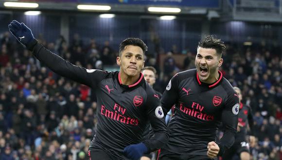 Alexis Sánchez le dio el triunfo al Arsenal en la Premier League. (Foto: AP)
