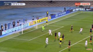 España vs. Croacia: Sergio Ramos anotó golazo para el 2-2 por la UEFA Nations League | VIDEO