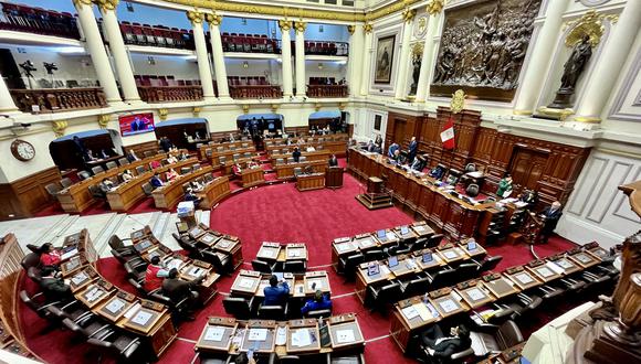 Durante el Pleno, se debatió el dictamen recaído en el proyecto de ley 3464/2022-CR. (Foto: Congreso de la República)