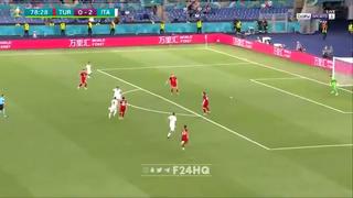 Italia vs. Turquía: Lorenzo Insigne le dio el 3-0 a los italianos en su primer partido de Euro 2020 | VIDEO
