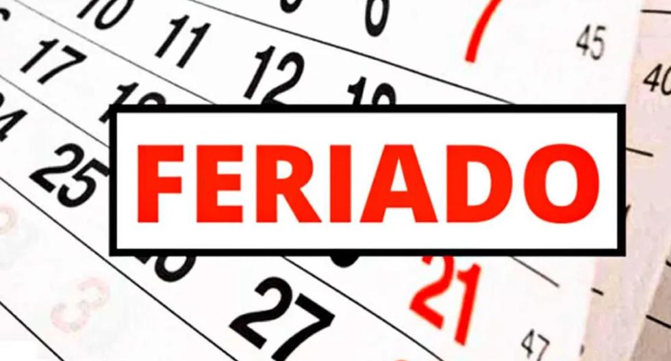 Calendario Feriados 2022 en el Perú: cuándo es el próximo día no laborable y libre. FOTO: Difusión.