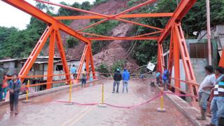 La provincia de Oxapampa quedó aislada por un derrumbe