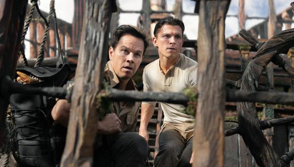 Mark Wahlberg y Tom Holland como Sully y Nathan Drake en "Uncharted". (Foto: Sony Pictures)