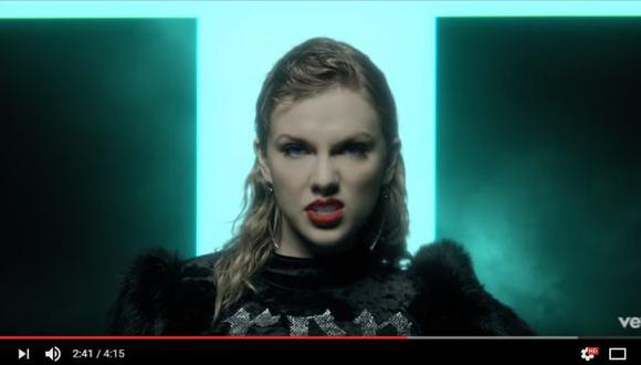 El video del último single de Taylor Swift fue publicado en YouTube y lanzado en el MTV Video Music Awards. (Fotio: captura de YouTube)