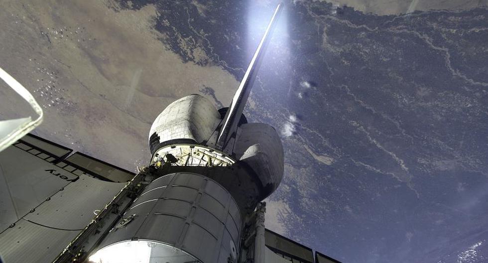 En 2001 el transbordador espacial Discovery regresa a la Tierra con la primera tripulación de la EEI. (Foto: Getty Images)