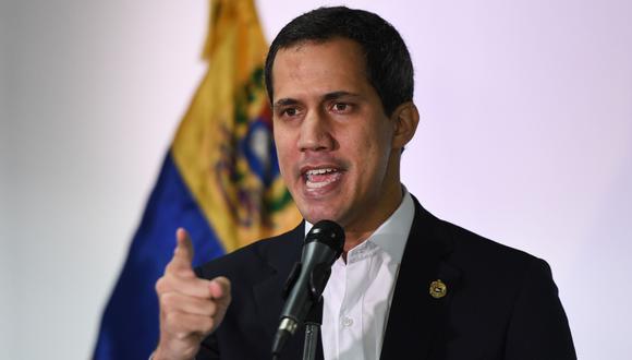 Juan Guaidó, presidente encargado de Venezuela y líder del Parlamento. (AFP / YURI CORTEZ).