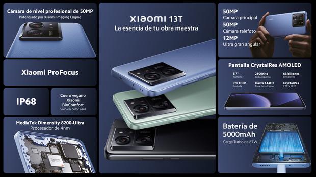 Nuevos Xiaomi 13T y Xiaomi 13T Pro, características, precio y ficha técnica