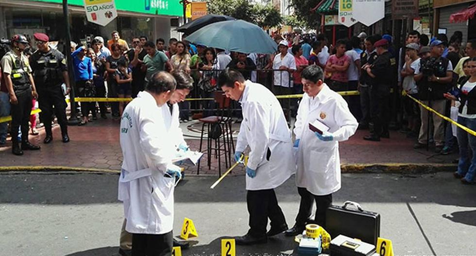 Dos cambistas resultaron heridos de bala durante un asalto en el Barrio Chino. (Foto: Andina)