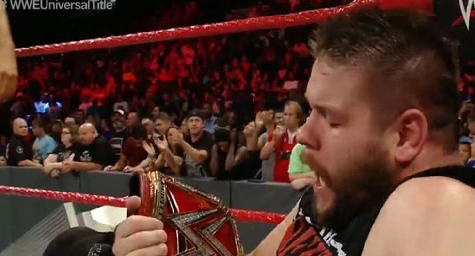 Kevin Owens retiene el título universal de la WWE | Foto: WWE