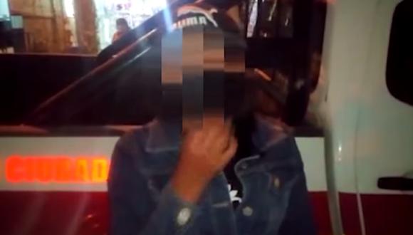 Menor de 17 años sufrió un asalto a mano armada cuando regresaba a su casa, en Huancayo (Foto: Serenazgo de Huancayo /Captura de video)