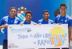 Sporting Cristal: jugadores celestes se suman a campaña de prevención de cáncer de piel