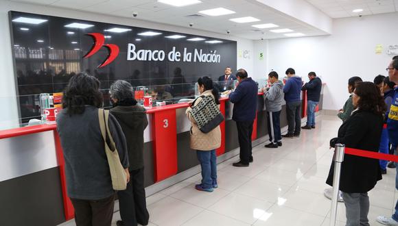Banco de la Nación atendió a fonavistas. (Foto: Andina)