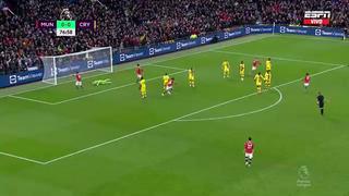 Pura calidad: Fred anotó desde fuera del área el 1-0 del Manchester United vs. Crystal Palace | VIDEO