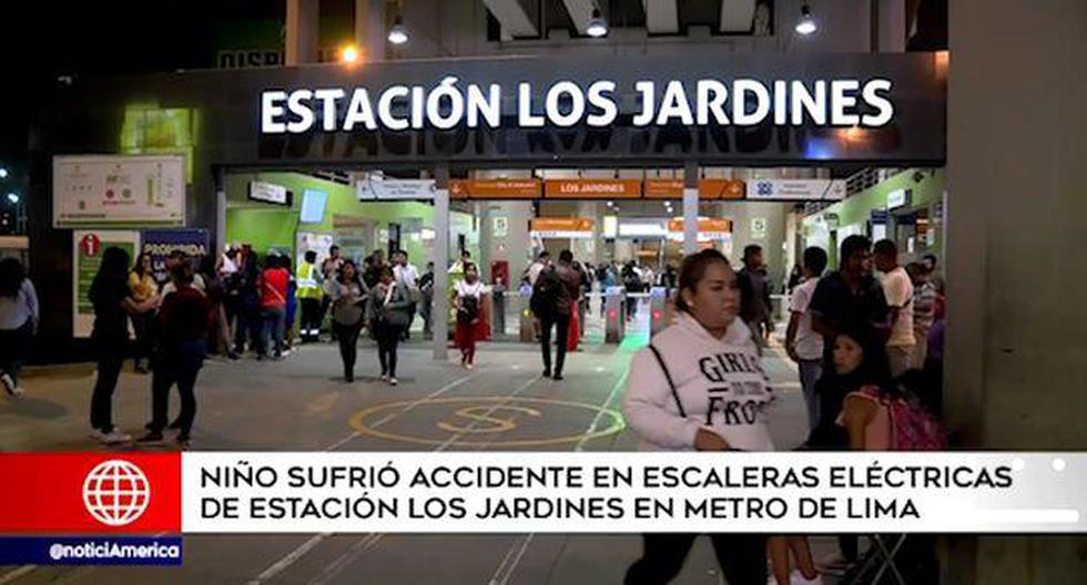 Según la madre del menor, Silvia Valle,&nbsp; el pie de su hijo quedó atrapado en las escaleras eléctricas de la estación. (Video: América Noticias)
